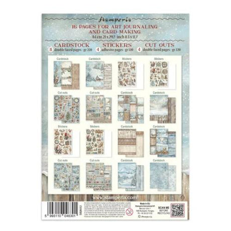 Stamperia - The Owl's House Junk Journal Backgrounds, Stickers, Cut-Outs (SBJK02) - Postage as per Actual