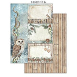 Stamperia - The Owl's House Junk Journal Backgrounds, Stickers, Cut-Outs (SBJK02) - Postage as per Actual
