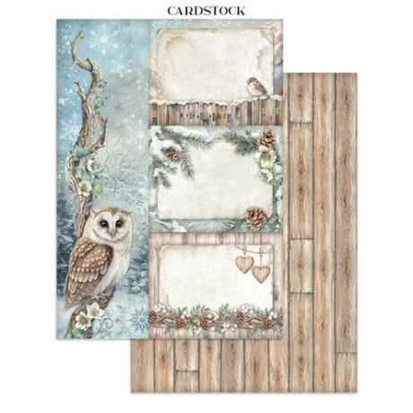 Stamperia - The Owl's House Junk Journal Backgrounds, Stickers, Cut-Outs (SBJK02) - Postage as per Actual