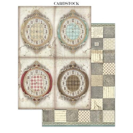 Stamperia - Alice in Christmas Junk Journal Backgrounds, Stickers, Cut-Outs (SBJK03) - Postage as per Actual