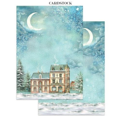 Stamperia - Alice in Christmas Junk Journal Backgrounds, Stickers, Cut-Outs (SBJK03) - Postage as per Actual