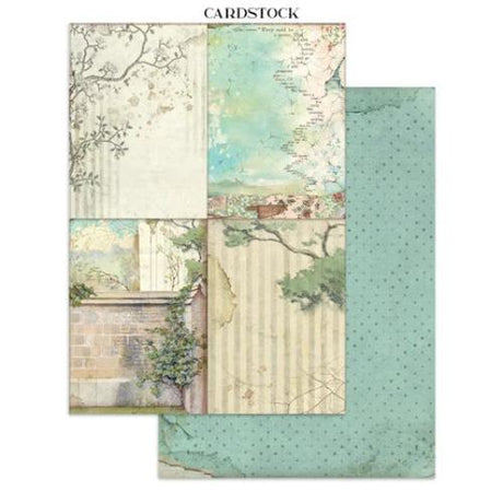 Stamperia - Alice in Christmas Junk Journal Backgrounds, Stickers, Cut-Outs (SBJK03) - Postage as per Actual