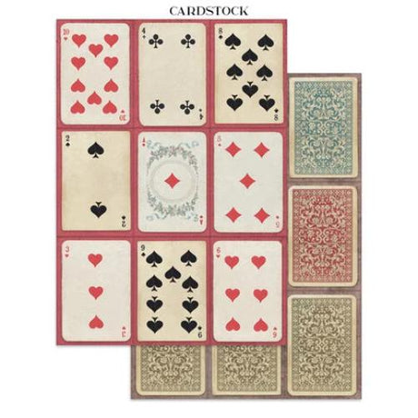 Stamperia - Alice in Christmas Junk Journal Backgrounds, Stickers, Cut-Outs (SBJK03) - Postage as per Actual