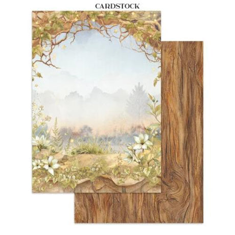 Stamperia Whispering Woods Junk Journal Stickers, Backgrounds, Cut-Outs (SBJK04) - Postage as per Actual