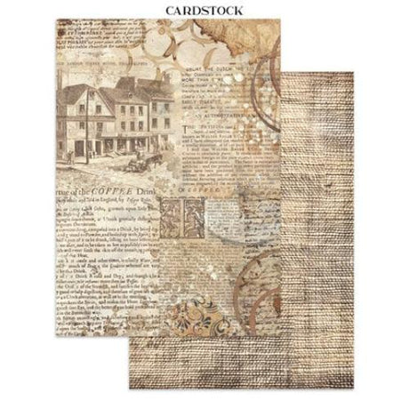 Stamperia Coffee and Chocolate Junk Journal Stickers, Backgrounds, Cut-Outs (SBJK06) - Postage as per Actual