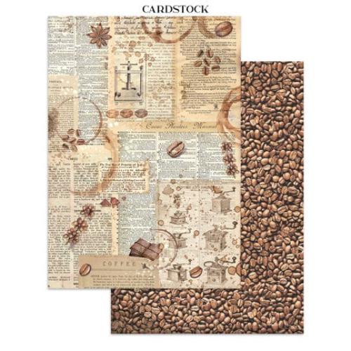 Stamperia Coffee and Chocolate Junk Journal Stickers, Backgrounds, Cut-Outs (SBJK06) - Postage as per Actual