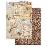 Stamperia Coffee and Chocolate Junk Journal Stickers, Backgrounds, Cut-Outs (SBJK06) - Postage as per Actual