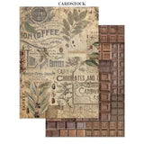 Stamperia Coffee and Chocolate Junk Journal Stickers, Backgrounds, Cut-Outs (SBJK06) - Postage as per Actual