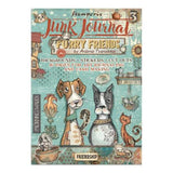 Stamperia Furry Friends Junk Journal Stickers, Backgrounds, Cut-Outs (SBJK07) - Postage as per Actual