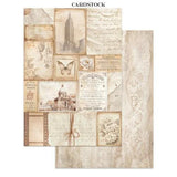 Stamperia Quiet Days Junk Journal Stickers, Backgrounds, Cut-Outs (SBJK08)