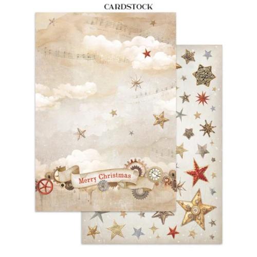 Stamperia Gear up for Christmas Junk Journal Stickers, Backgrounds, Cut-Outs (SBJK10) - Postage as per Actual