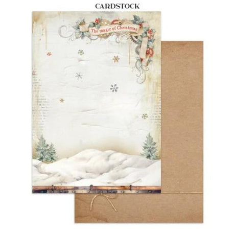 Stamperia Gear up for Christmas Junk Journal Stickers, Backgrounds, Cut-Outs (SBJK10) - Postage as per Actual