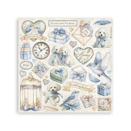 Stamperia Timeless Stickers (4pcs) (SBSTK02)