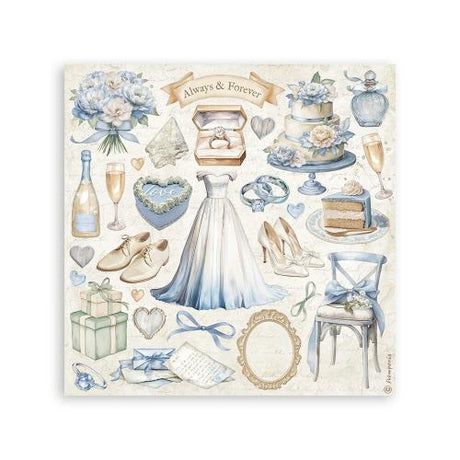 Stamperia Timeless Stickers (4pcs) (SBSTK02)