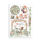 Stamperia House of Roses A5 Washi Pad (8pcs) (SBW18)