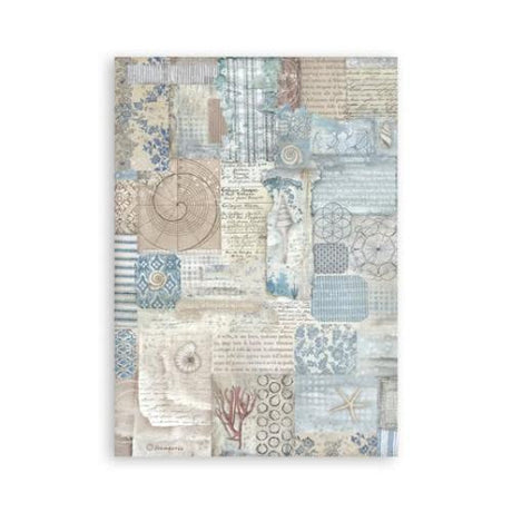 Stamperia Silent Sea A5 Washi Pad (8pcs) (SBW19)