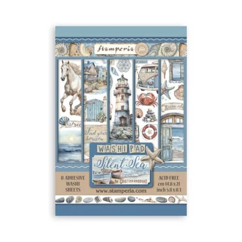 Stamperia Silent Sea A5 Washi Pad (8pcs) (SBW19)