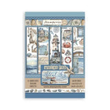 Stamperia Silent Sea A5 Washi Pad (8pcs) (SBW19)