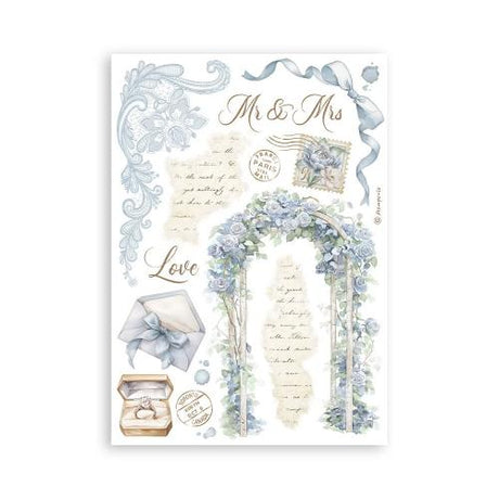 Stamperia Timeless A5 Washi Pad (8pcs) (SBW20)