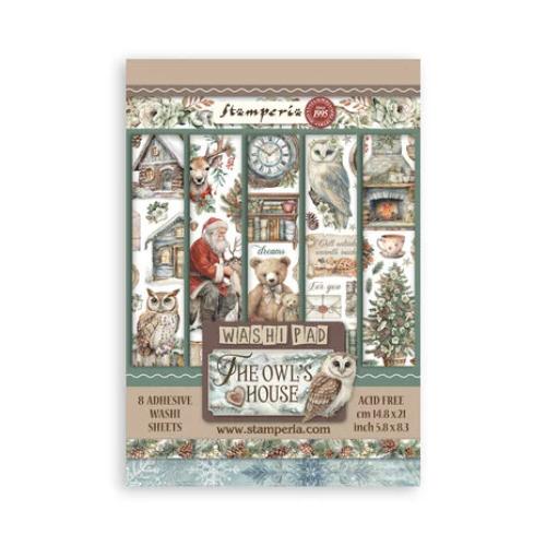 Stamperia - The Owl's House A5 Washi Pad (8pcs) (SBW23)