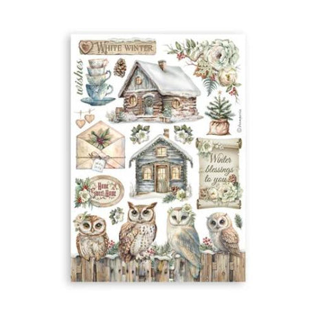 Stamperia - The Owl's House A5 Washi Pad (8pcs) (SBW23)