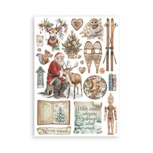 Stamperia - The Owl's House A5 Washi Pad (8pcs) (SBW23)