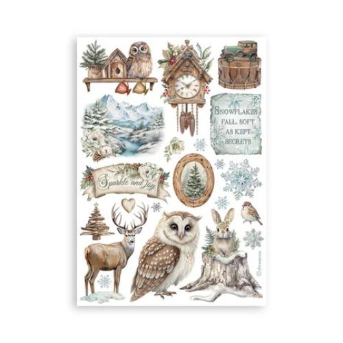 Stamperia - The Owl's House A5 Washi Pad (8pcs) (SBW23)