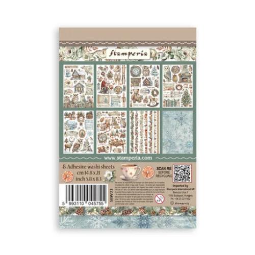 Stamperia - The Owl's House A5 Washi Pad (8pcs) (SBW23)