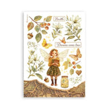 Stamperia Whispering Woods A5 Washi Pad (8pcs) (SBW24)