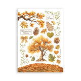 Stamperia Whispering Woods A5 Washi Pad (8pcs) (SBW24)