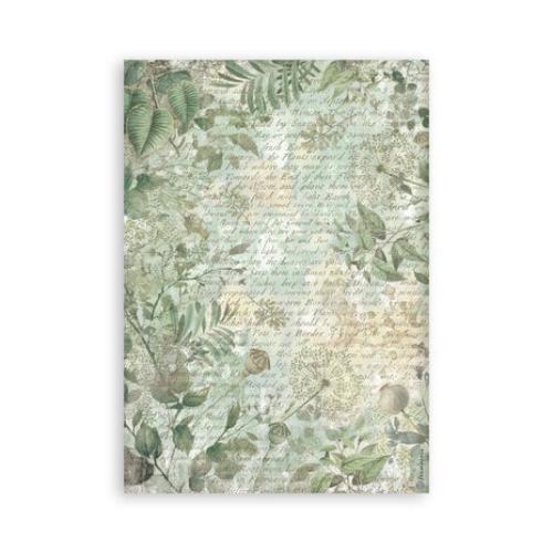 Stamperia Herbarium Silvae A5 Washi Pad (8pcs) (SBW27)
