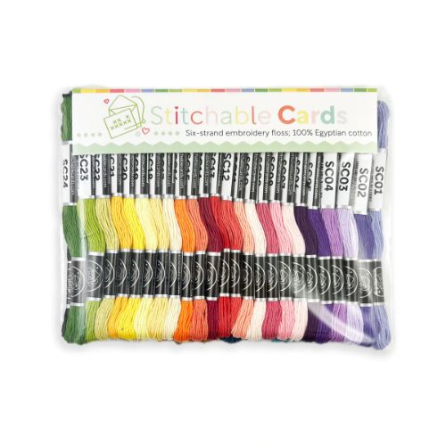 Waffle Flower - SC00 Embroidery Floss - 48-color Pack