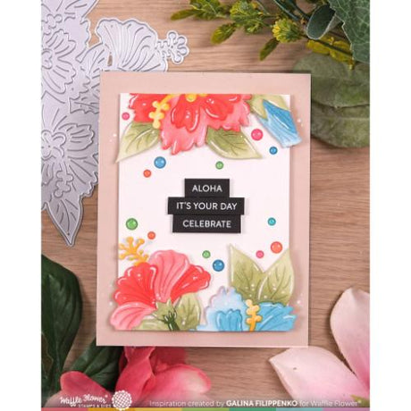 Waffle Flower - Subsentiments Aloha Diecut
