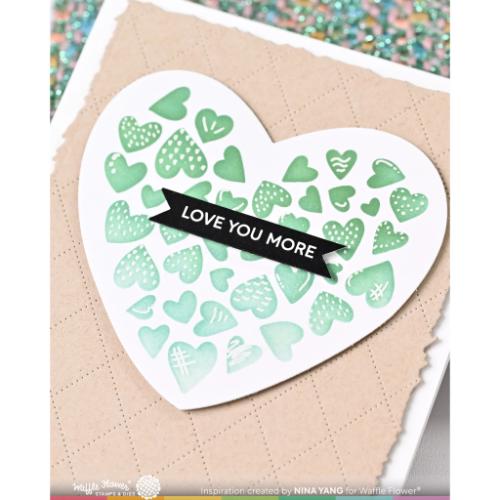 Waffle Flower - Subsentiments Love You More Diecut