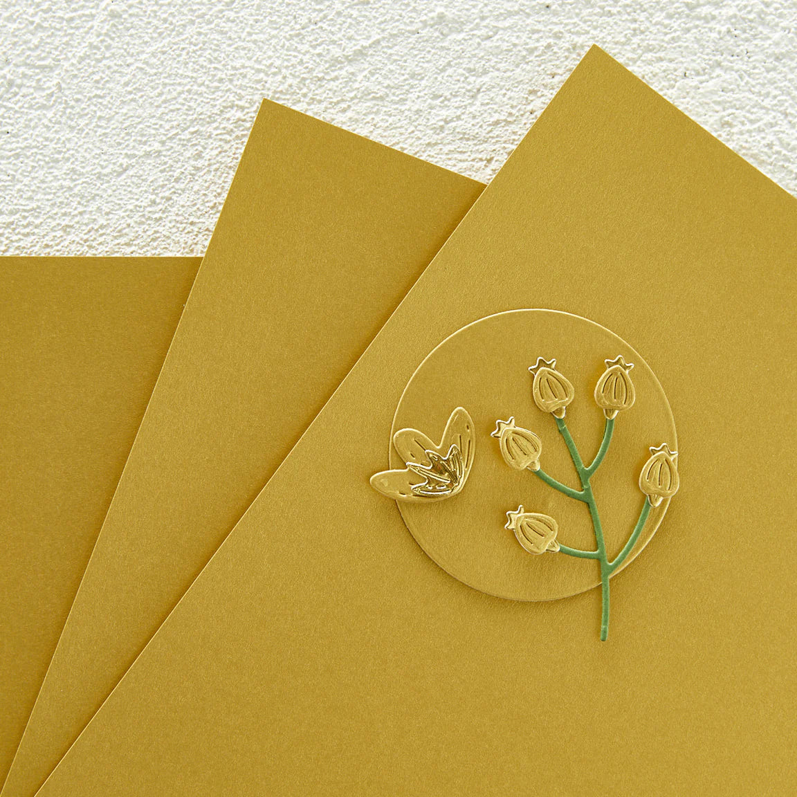 Spellbinders - Brushed Gold Cardstock 8 1/2" x 11 - 10 Pack