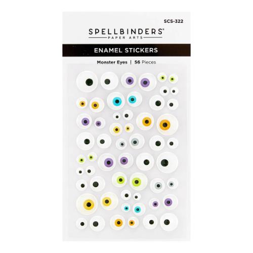 Spellbinders - Monster Eyes Enamel Stickers