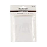 Spellbinders - White Mini Envelopes - 25 Pack