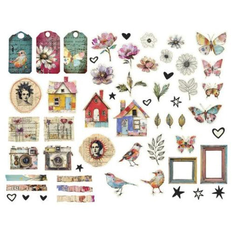 Spellbinders - Beautifully Imperfect Die Cut Shapes from the Beautifully Imperfect Collection - 110 pc