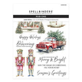 Spellbinders - Joyful Wishes Rub-On Sheets from the Simply Made Collection