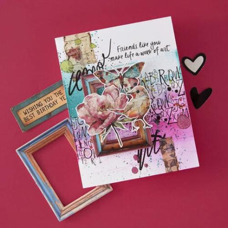 Spellbinders - Beautifully Imperfect Rub-Ons from the Beautifully Imperfect Collection