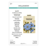 Spellbinders - Tabbed In & Out Sentiments Clear Stamp & Die Set from the Tabbed Classics Collection by Wendy Vecchi