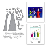 Spellbinders - The Three Magi Stamp & Die Set from the Wonderland Collection