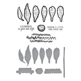 Spellbinders - Sculpted Scripted Floral Clear Stamp & Die Set from the Beautifully Imperfect Collection