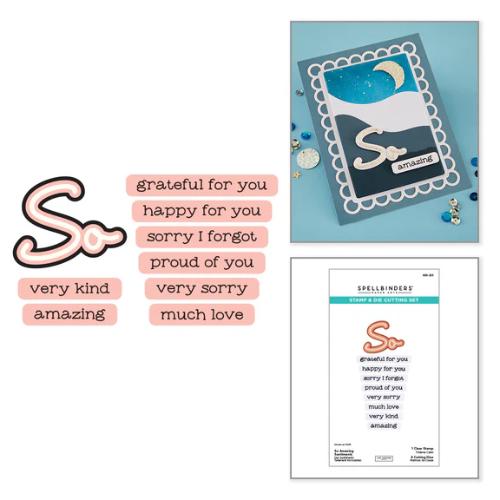 Spellbinders - So Amazing Sentiments Set