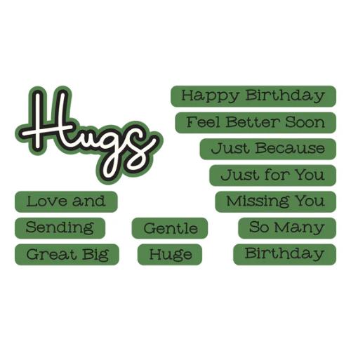 Spellbinders - Love & Hugs Sentiments Set