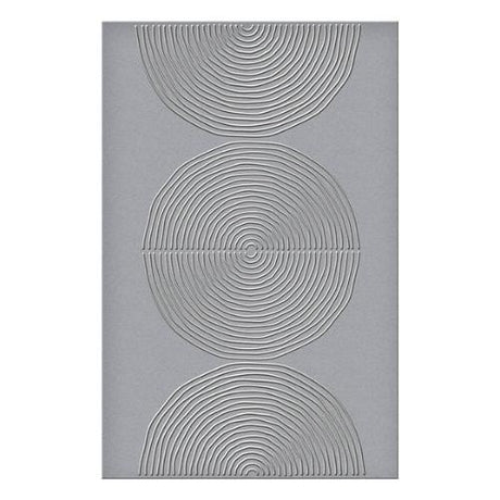 Spellbinders - Lined Circles Embossing Folder from the Modern Botanicals Collection by Dina Wakley