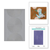 Spellbinders - Lined Circles Embossing Folder from the Modern Botanicals Collection by Dina Wakley
