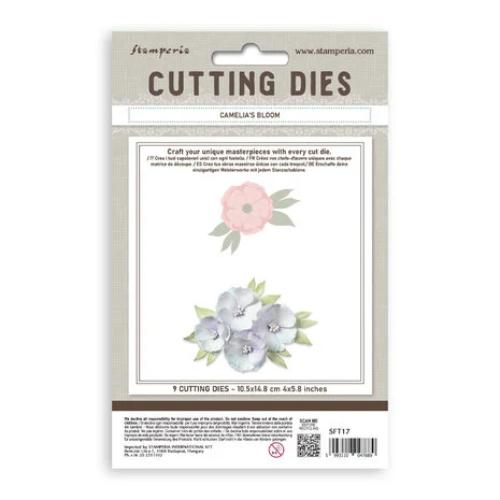 Stamperia Quiet Days A6 Cutting Dies Camelia's Bloom (SFT17)