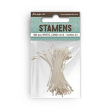 Stamperia Stamens 8cm White (100pcs) (SFTL01)