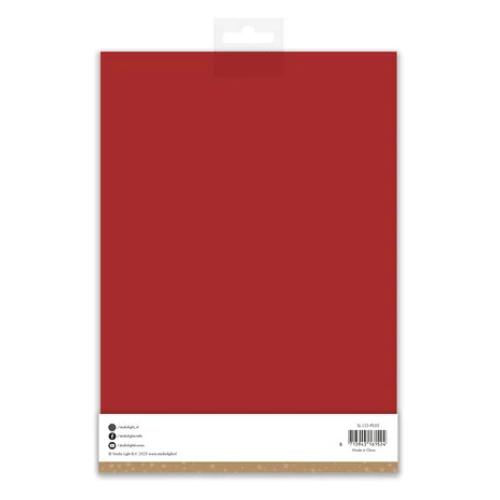 Studio Light Red Cardstock A4 Christmas Paper Set (10 sheets) (SL-CO-PS50) (BASIC)